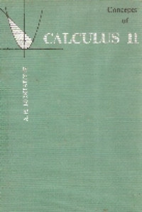 Concepts of calculus II