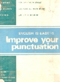 Improve your punctuation 1