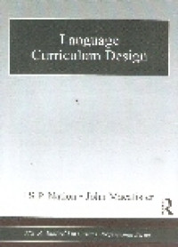 Language curriculum design