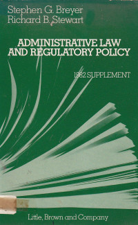 Administrative law and regulatory policy