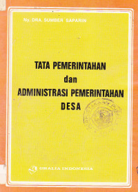 Tata pemerintahan dan administrasi pemerintahan desa