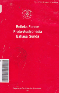 Refleks fonem proto-austronesia bahasa Sunda