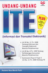 Undang-undang ITE (Informasi dan transaksi elektronik)