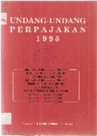 Undang-undang perpajakan 1995