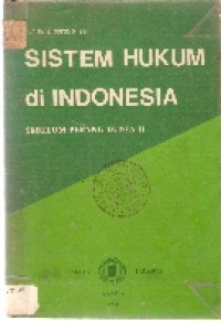 Sistem hukum di Indonesia: sebelum perang dunia II