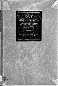 Cost accounting: analysis and control
