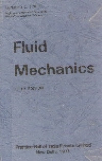 Fluid mechanics Ed.V