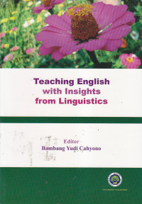 Teaching english with insights from linguistics