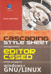 Cascading style sheet menggunakan editor cssed untuk pengguna windows dan GNU/linux