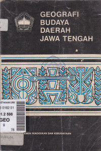 Geografi budaya daerah Jawa Tengah