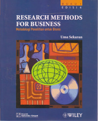 Metodologi penelitian untuk bisnis Buku 1 Ed.IV