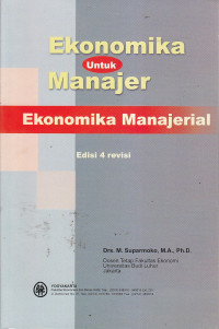 Image of Ekonomika untuk manajer : ekonomika manajerial Ed.IV