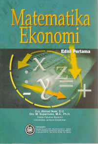 Matematika ekonomi Ed.I