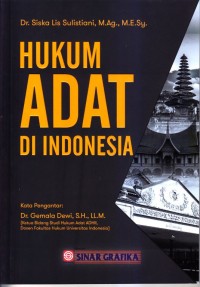 Hukum adat di indonesia