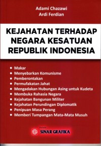Kejahatan terhadap negara kesatuan repbublik indonesia