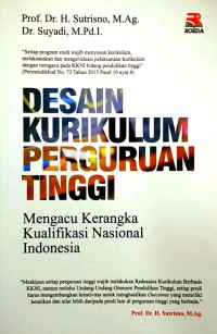 Desain Kurikulum Perguruan Tinggi