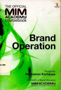The Official MIM Academy Courseook Brand Operation