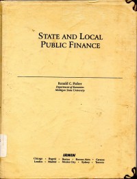 State and Local Public Finance