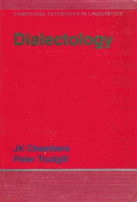 Cambridge Textbooks in Linguistics: Dialectology