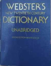 Webster's dictionary of the English language, unabridged