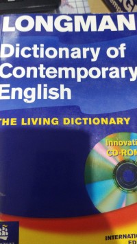 LONGMAN Dictionary of Contemporary English The living Dictionary