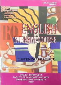 English Intensive Course: Listening Practice