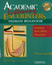 Academic listening encounters human behavior