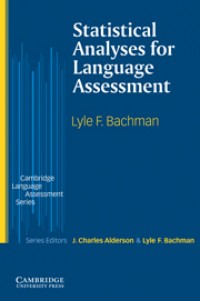 Statistical analyses for language assessment