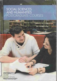Social Sciences and Humanities Postgraduate Courses